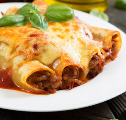 Ground Beef Cannelloni