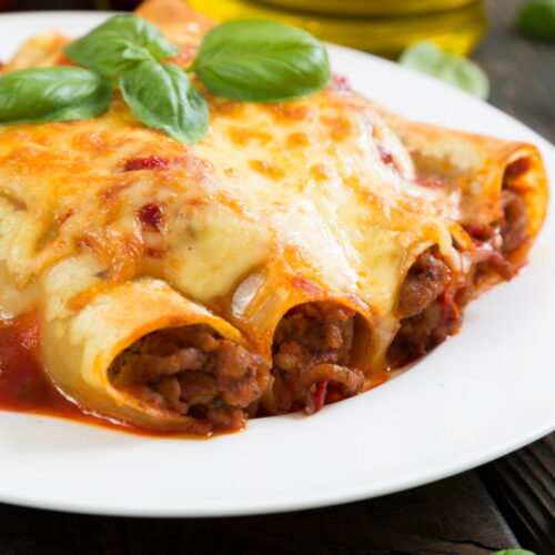 Ground Beef Cannelloni