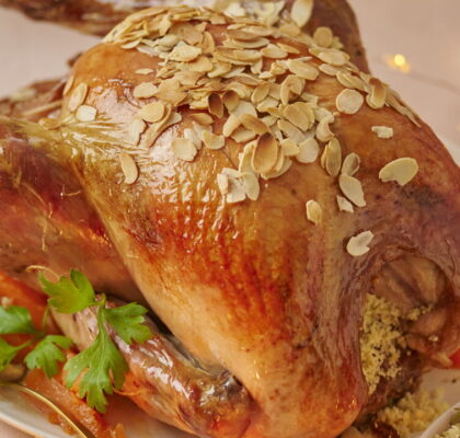 Sweet and Savory Couscous-Stuffed Turkey