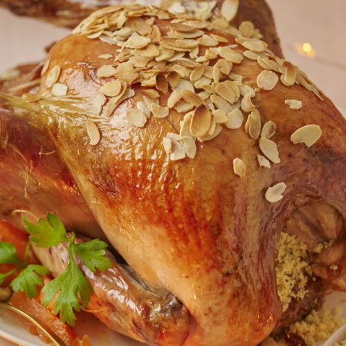 Sweet and Savory Couscous-Stuffed Turkey