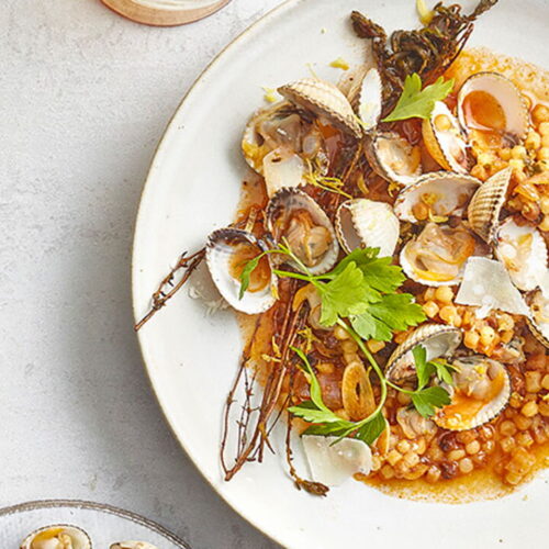 Fregola Sarda with Clams