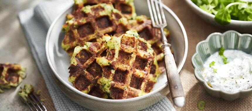 Herbed Potato Waffles