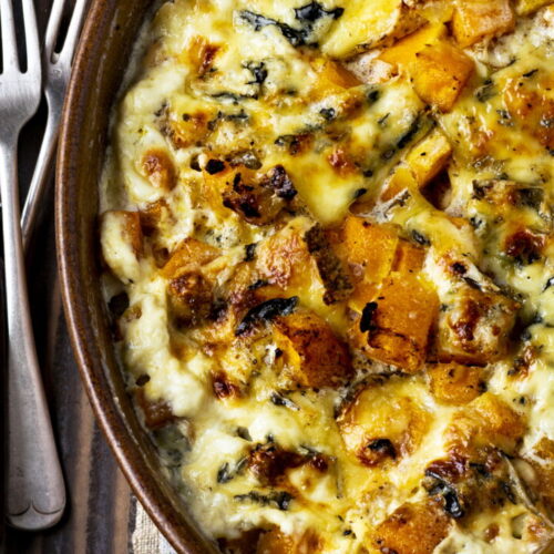 Butternut Squash Gratin with Gorgonzola