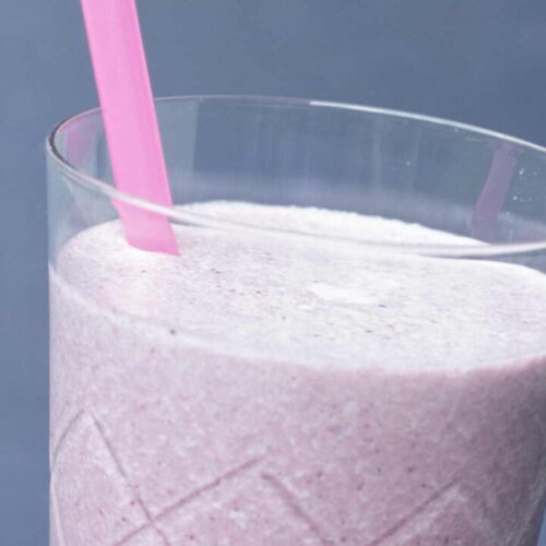 Blackberry Banana Milkshake