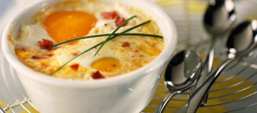 Egg Cocotte with Bacon