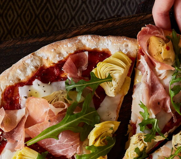 Ricotta and Artichoke Pizza