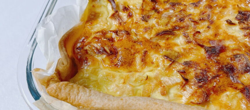 Leek and Tuna Quiche