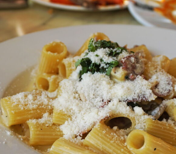 Creamy Parmesan Rigatoni