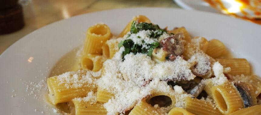 Creamy Parmesan Rigatoni