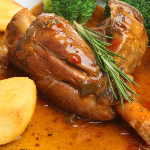 Slow-Cooked Lamb Shanks in the Oven