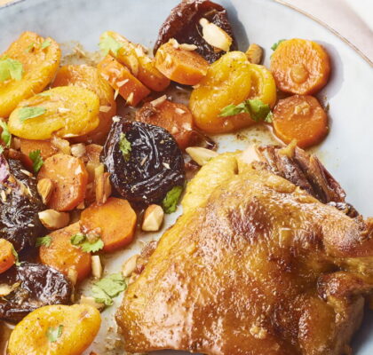 Duck Confit Tagine with Dried Fruits