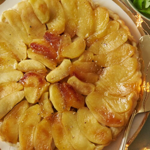 White Pudding and Apple Tarte Tatin