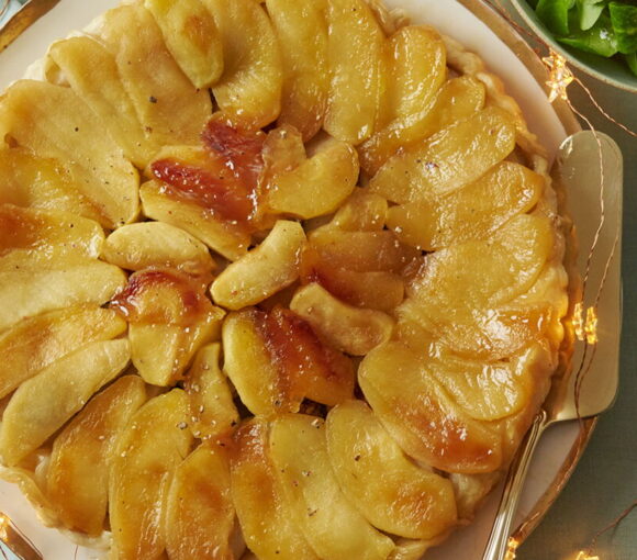 White Pudding and Apple Tarte Tatin