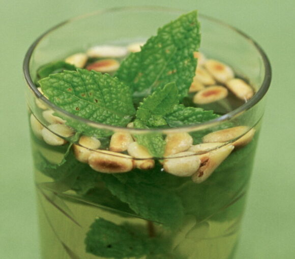 Mint Tea with Pine Nuts