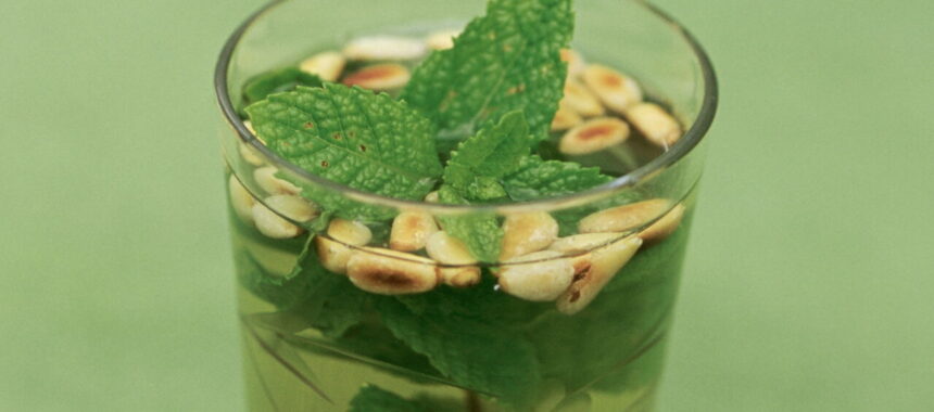 Mint Tea with Pine Nuts