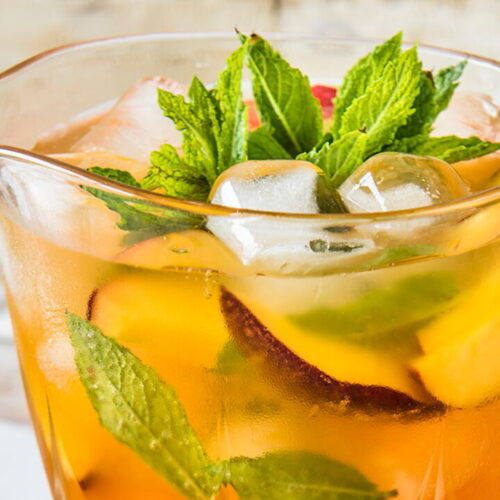 Iced Nectarine Tea