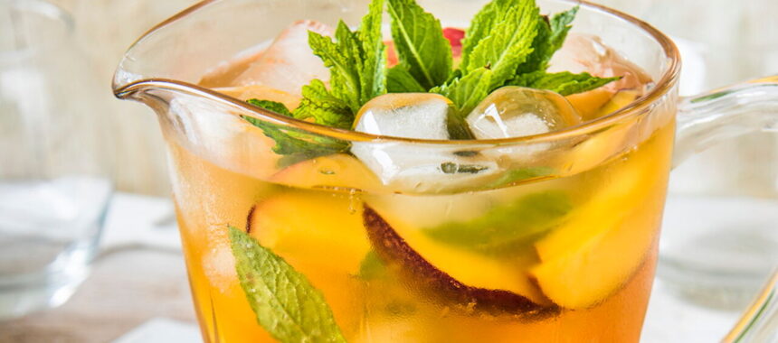 Iced Nectarine Tea