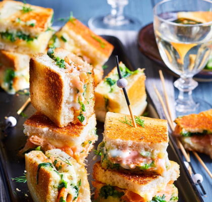 Salmon and Reblochon Croque