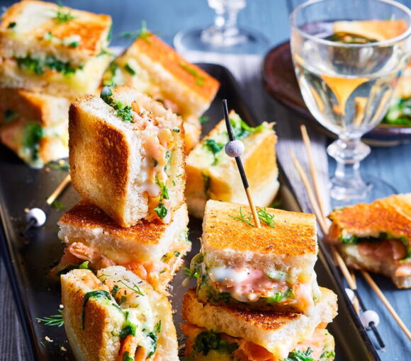 Salmon and Reblochon Croque