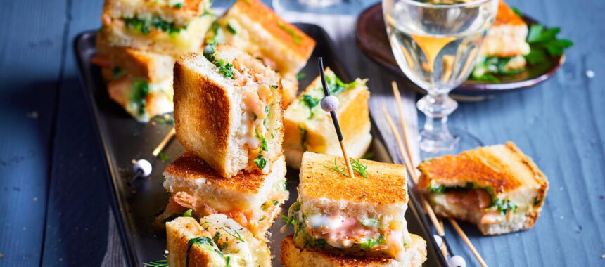 Salmon and Reblochon Croque