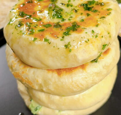 Spinach-Stuffed Flatbreads