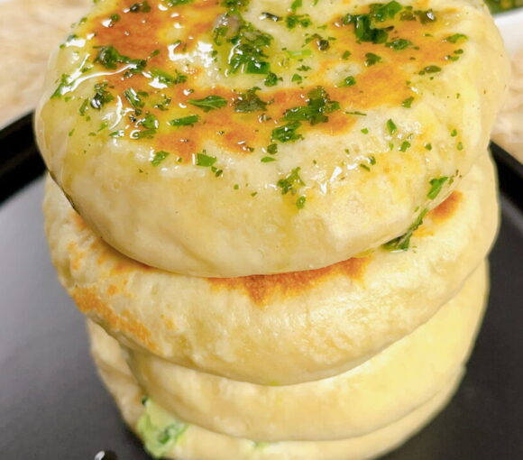 Spinach-Stuffed Flatbreads