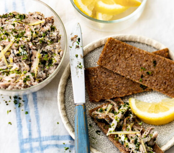 Sardine Rillettes with Seaweed and Lemon