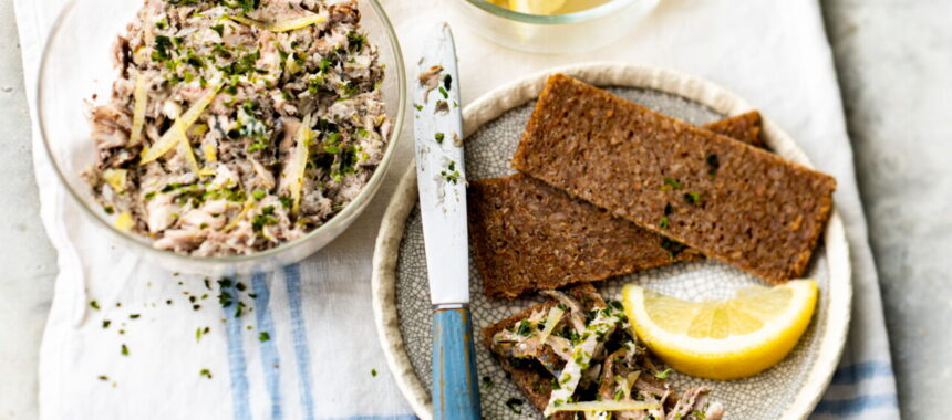 Sardine Rillettes with Seaweed and Lemon