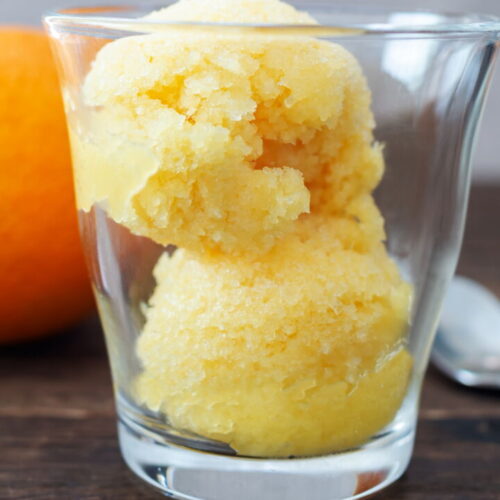 Easy Orange Sorbet