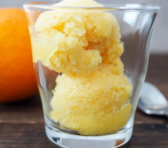 Easy Orange Sorbet