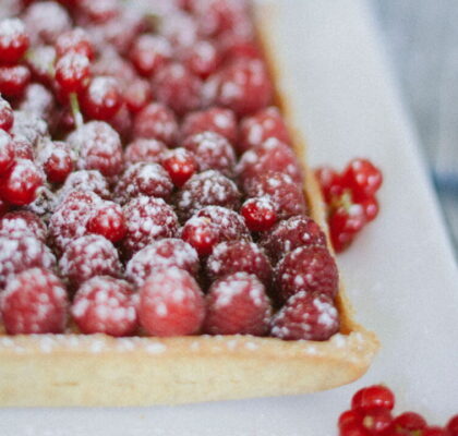 Raspberry Coconut Tart