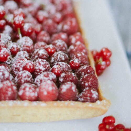 Raspberry Coconut Tart