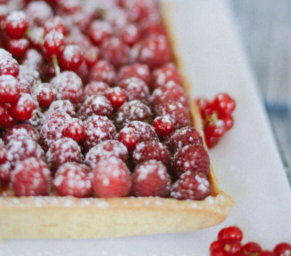 Raspberry Coconut Tart