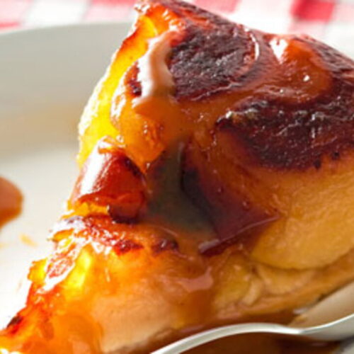 Tarte Tatin with Caramel Sauce