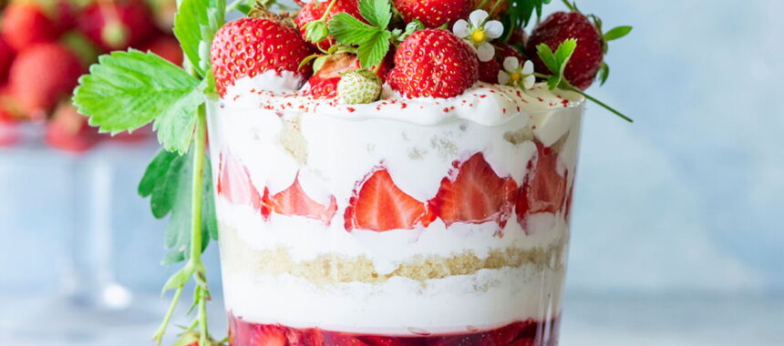 Giant Fraisier-Style Trifle