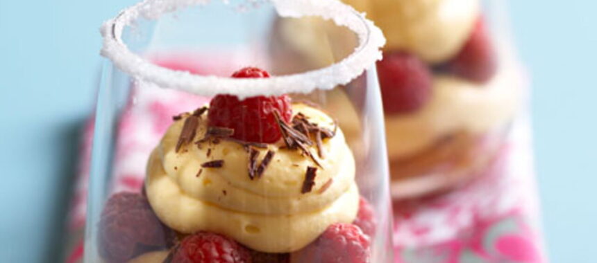 Raspberry Verrines with Mascarpone Cream